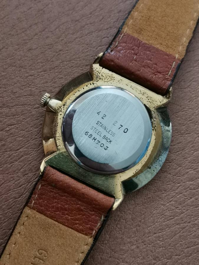 Vintage Lanco penny flat 17 jewels manual wind watch manual wind watch