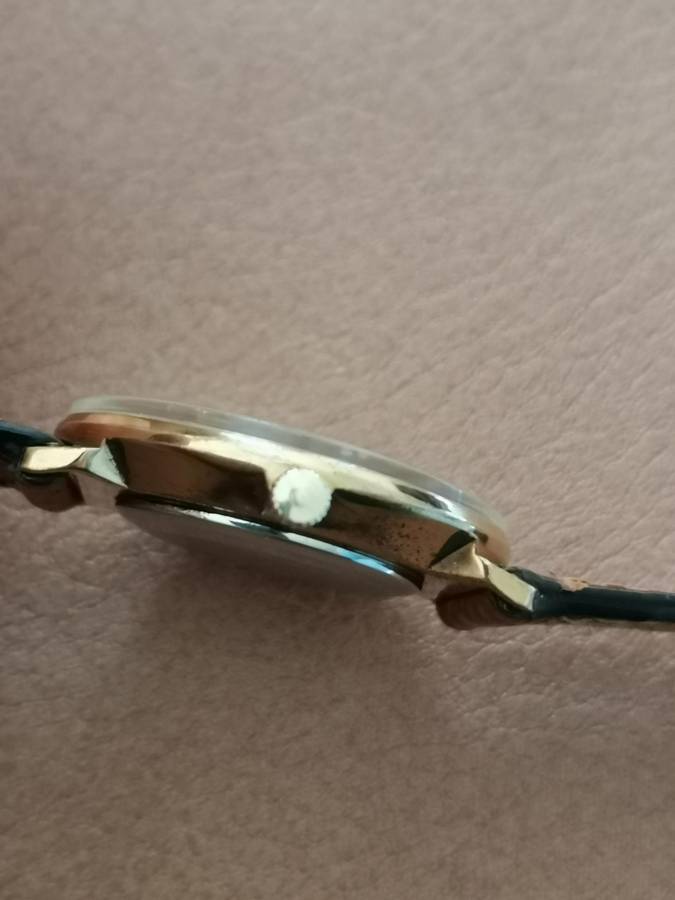 Vintage Lanco penny flat 17 jewels manual wind watch manual wind watch