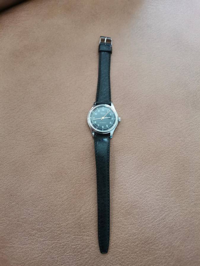 Vintage Lanco 17 jewels manual wind military style watch