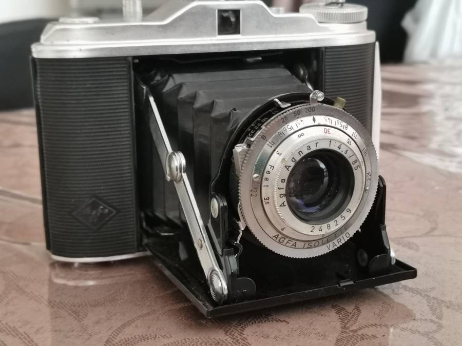 Vintage agfa isolette 6x6 120mm film Camera