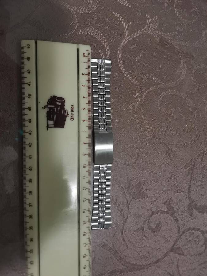 Stainless steel watch bracelet to fit 18mm lug new old stock