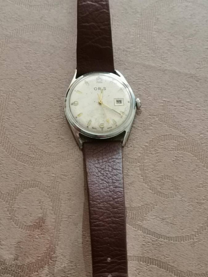 Vintage oris Swiss mechanical wind up watch