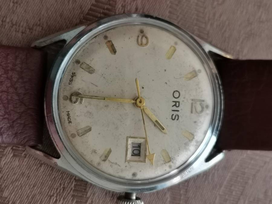 Vintage oris Swiss mechanical wind up watch