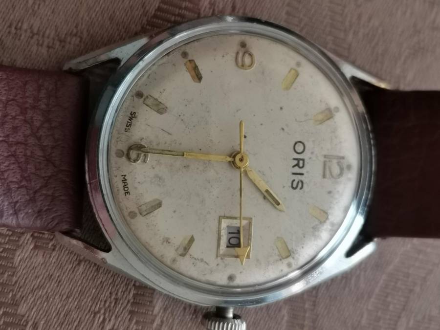 Vintage oris Swiss mechanical wind up watch