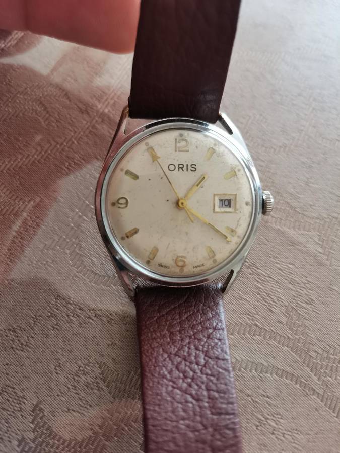 Vintage oris Swiss mechanical wind up watch