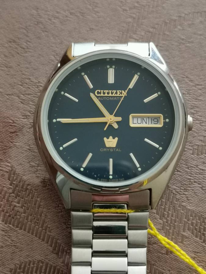 Vintage citizen crystal 7 automatic watch new old stock boxed full set unworn