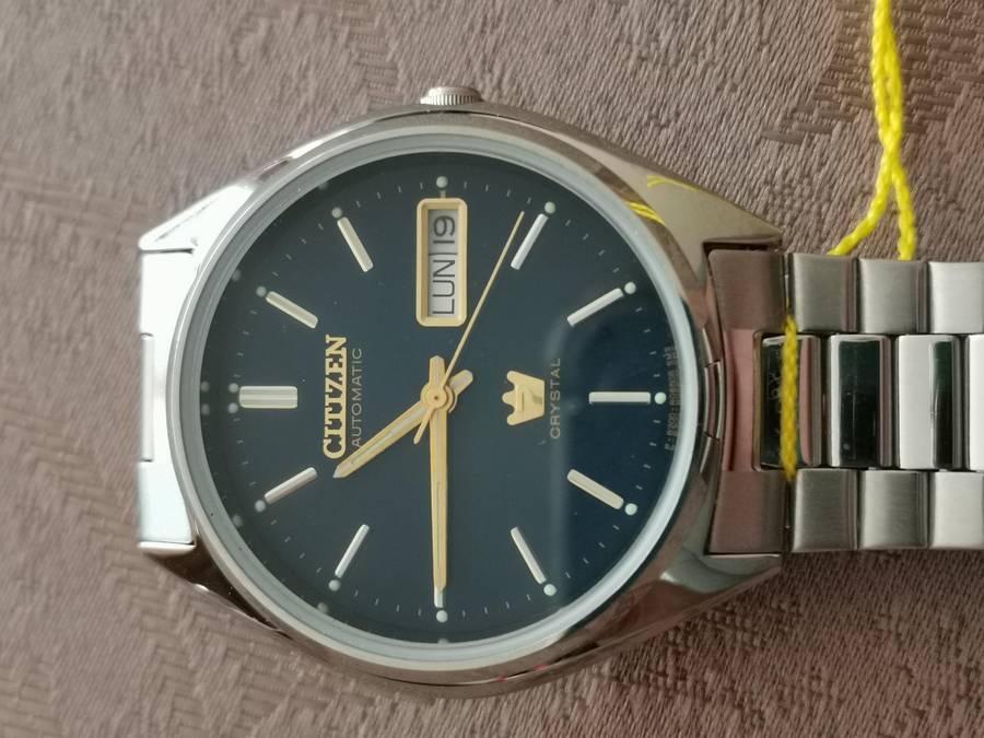 Vintage citizen crystal 7 automatic watch new old stock boxed full set unworn