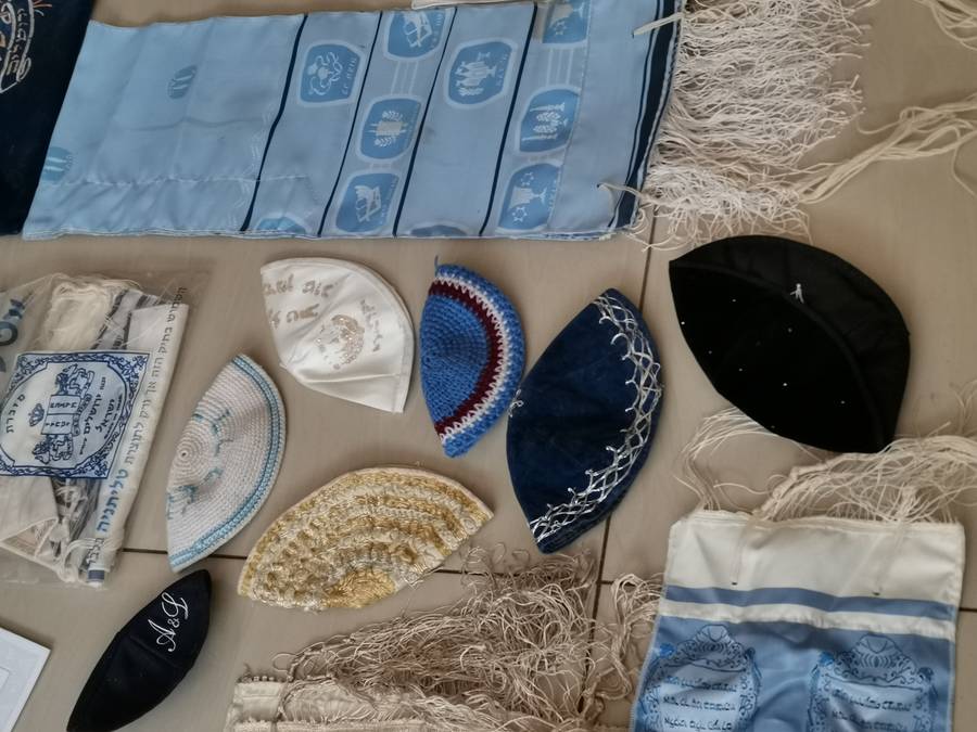 Large lot Vintage Jewish religious items
