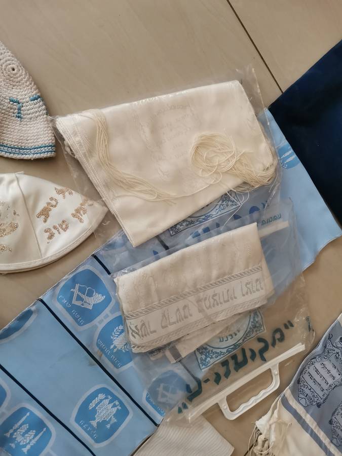 Large lot Vintage Jewish religious items