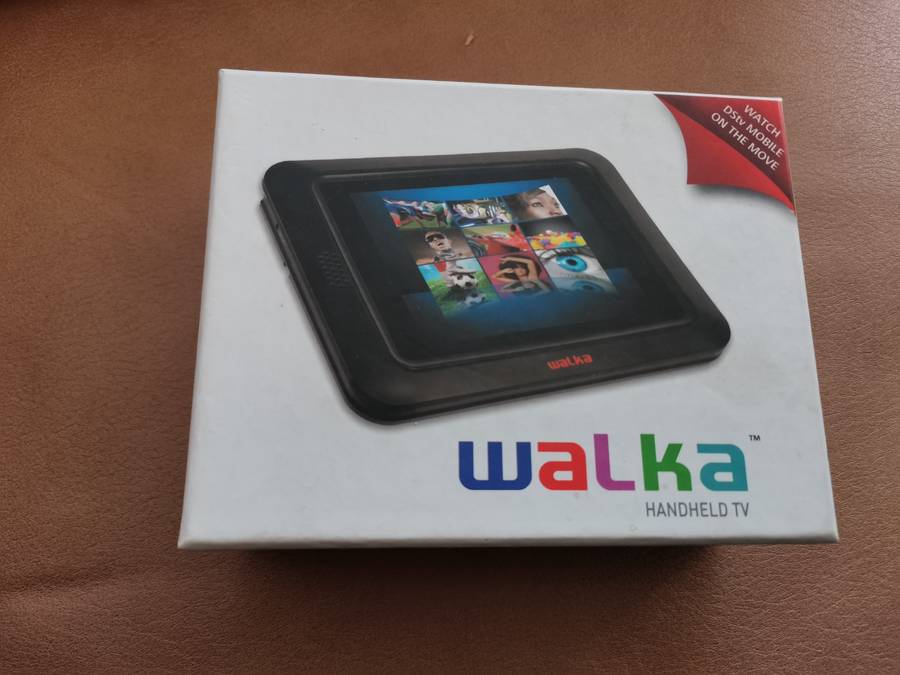 Vintage dstv walka portable TV boxed