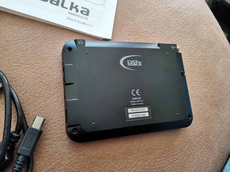 Vintage dstv walka portable TV boxed