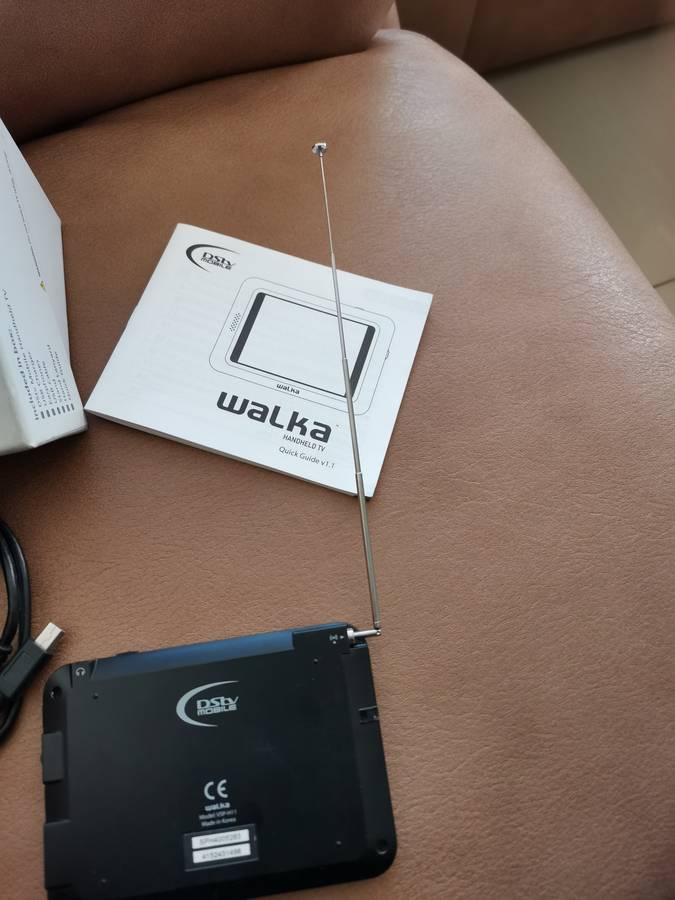 Vintage dstv walka portable TV boxed