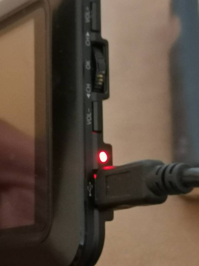 Vintage dstv walka portable TV boxed