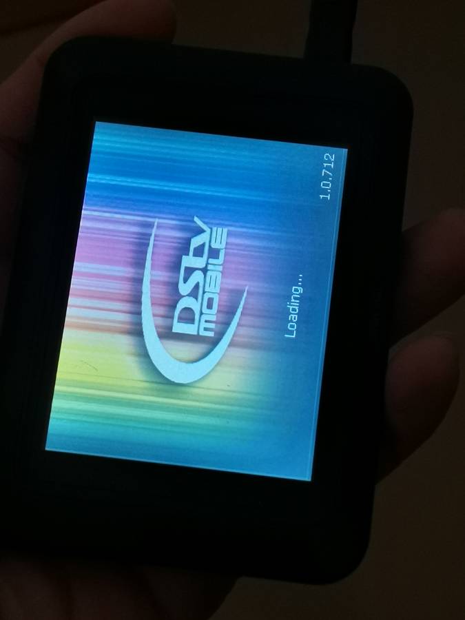 Vintage dstv walka portable TV boxed