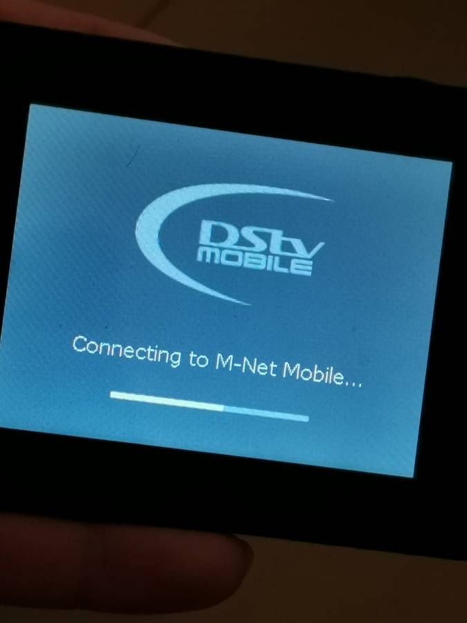 Vintage dstv walka portable TV boxed