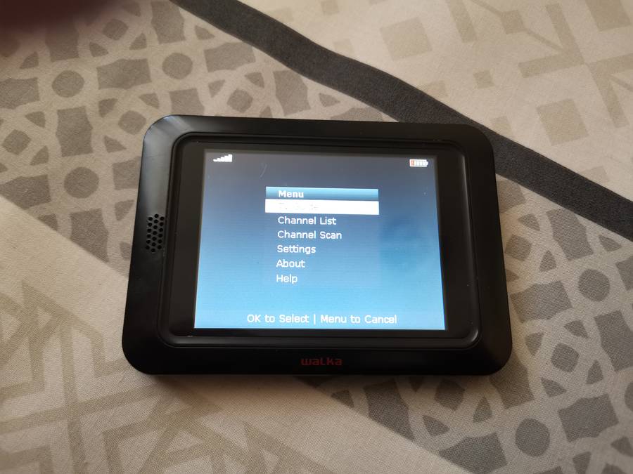 Vintage dstv walka portable TV boxed