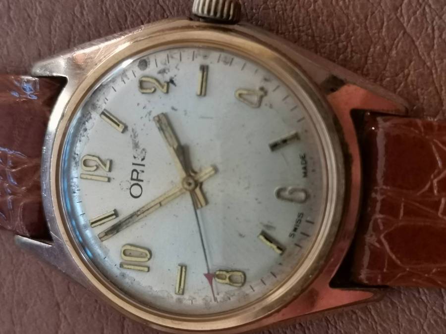 Vintage oris Swiss mechanical manual wind watch