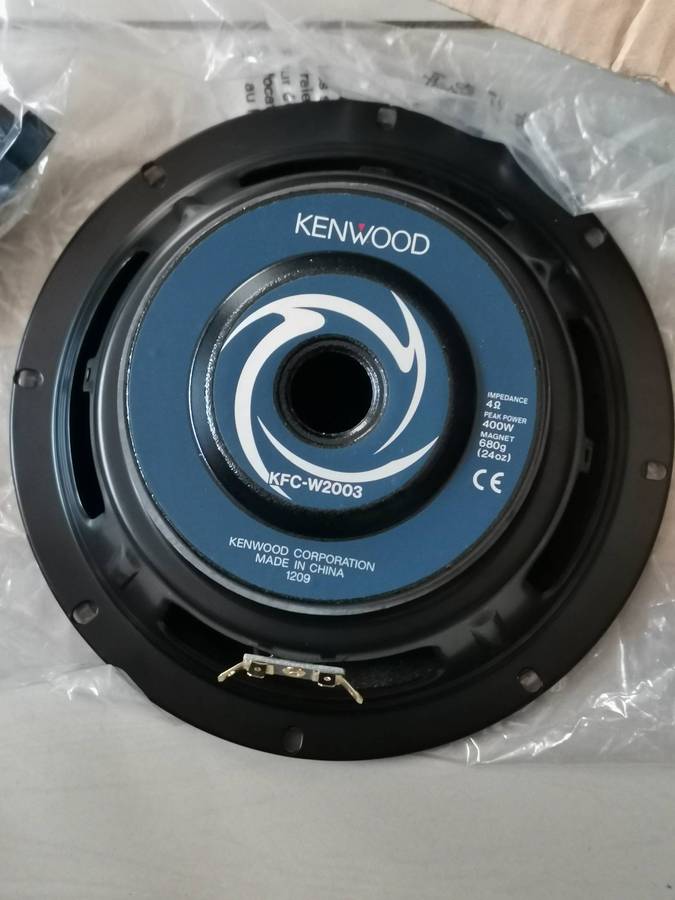 Vintage new old stock Kenwood 8 inch subwoofer