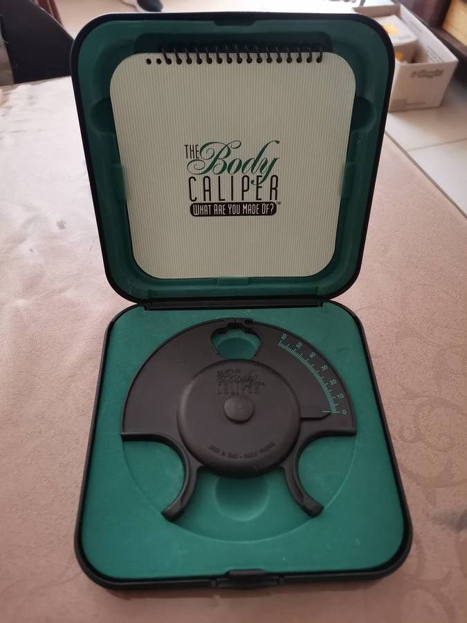 The body fat caliper Italian made like new