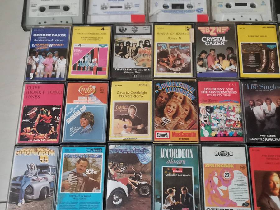 41 original pre recorded cassette tapes