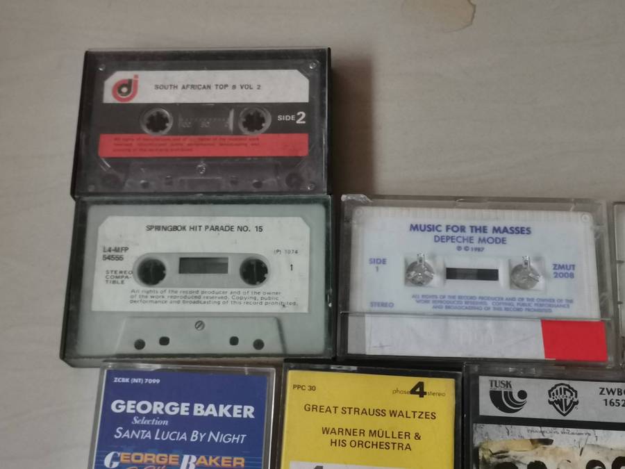 41 original pre recorded cassette tapes