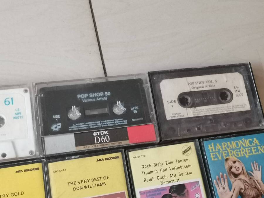 41 original pre recorded cassette tapes