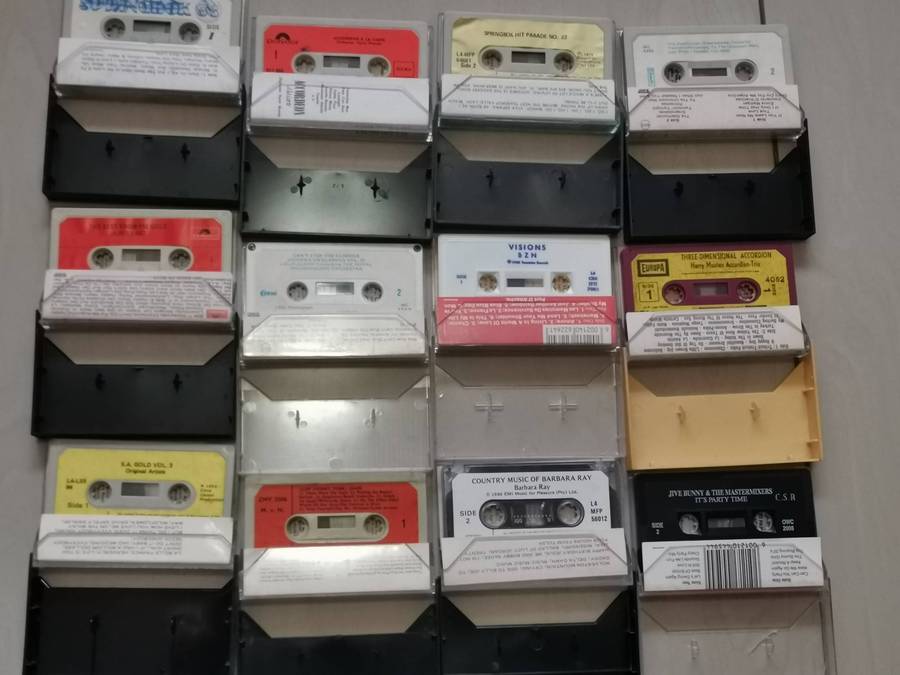 41 original pre recorded cassette tapes