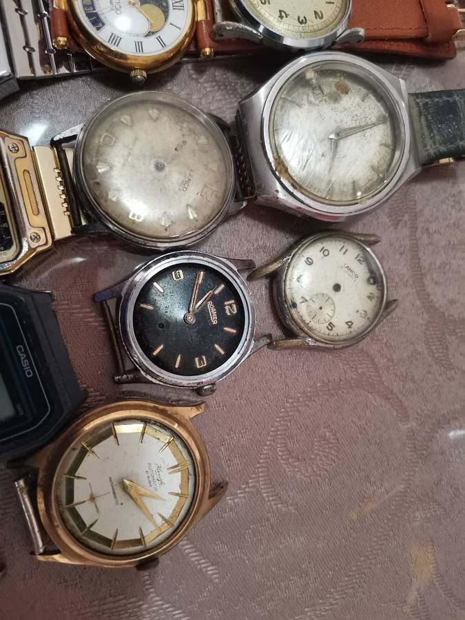 Huge lot 38 gents vintage watches deceased estate find
