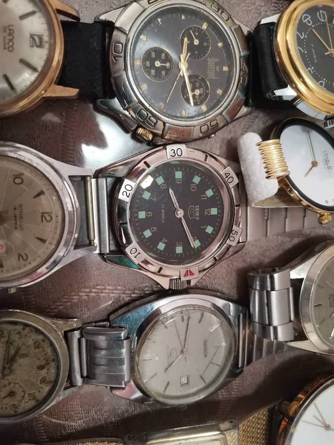 Huge lot 38 gents vintage watches deceased estate find