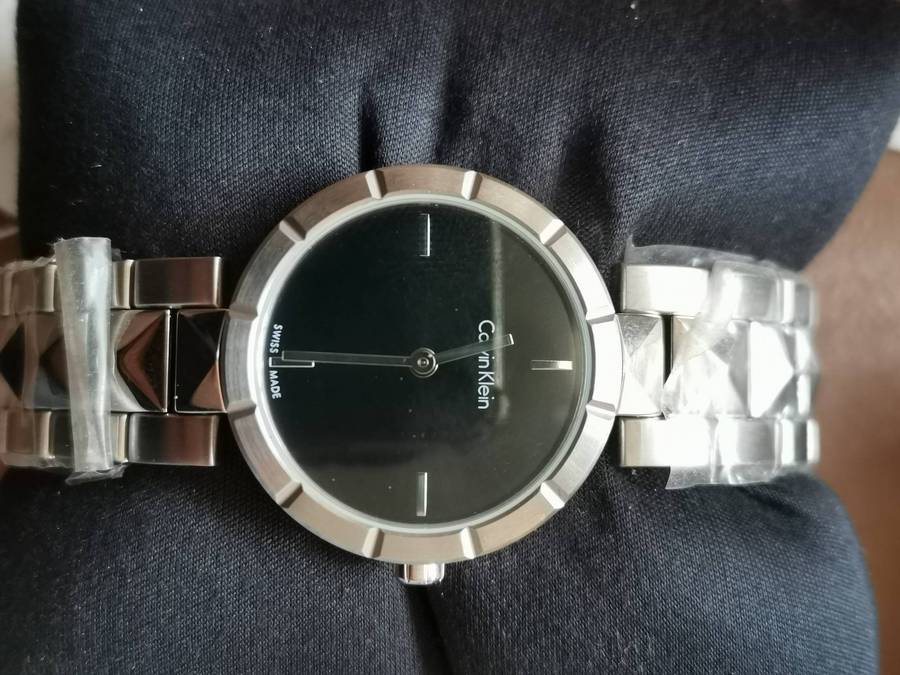 New in box never used Calvin Klein Swiss made quartz watch
