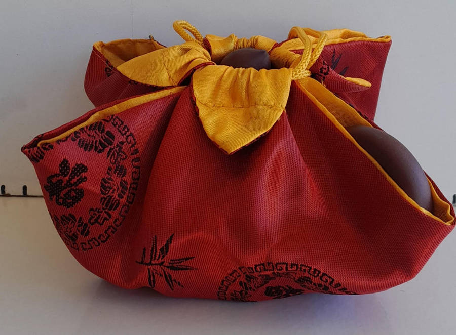 Yixing Purple Clay Zisha Teapot - Hand-painted Scripture & Dragon head spout