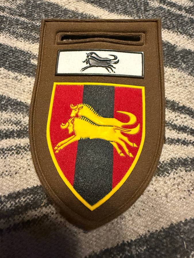 Natal Command Provost Unit Tupper Shoulder Flash LH