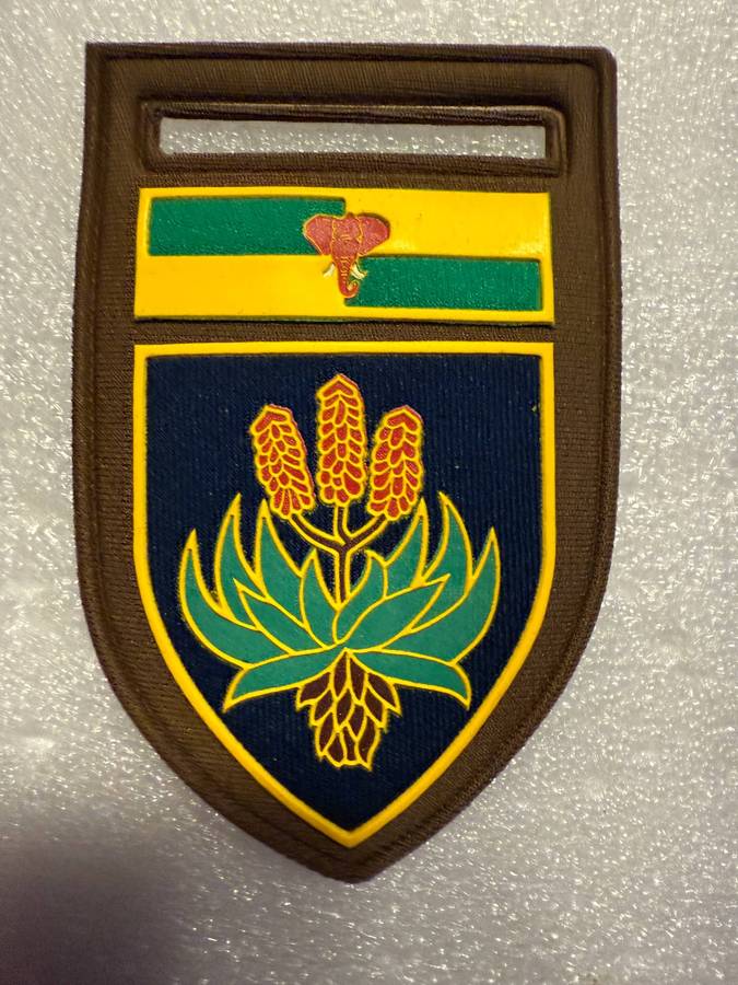 Regiment Piet Retief Tupper Flash RH - Group 6 Command bar - Hard to Find Item