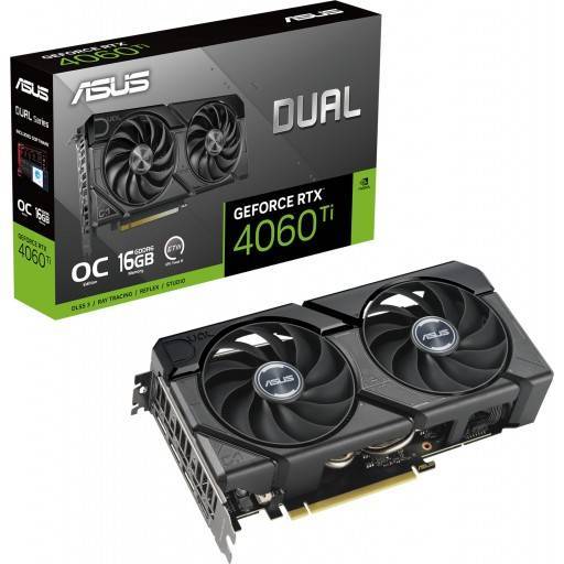 ASUS DUAL GeForce RTX 4060 Ti 16GB GDDR6 EVO OC Edition