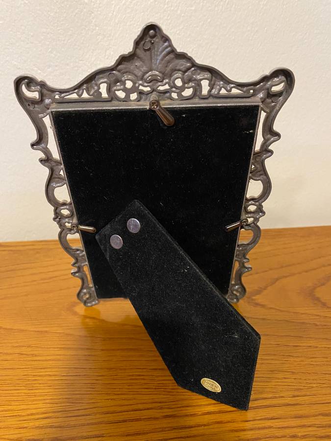 Ornate metal picture frame