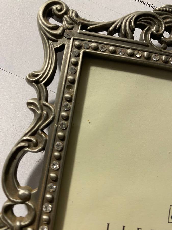 Ornate metal picture frame