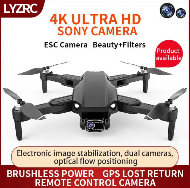 LYZRC L900 Pro Drone 1.2Km-GPS  With 4K Camera Brushless Motor 5G FPV Quadcopter