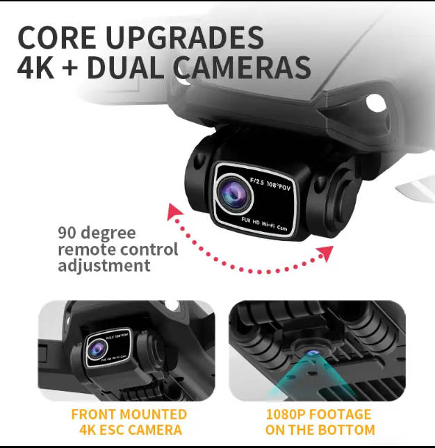 LYZRC L900 Pro Drone 1.2Km-GPS  With 4K Camera Brushless Motor 5G FPV Quadcopter