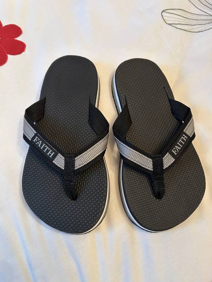 Faith Surfer Joe Flip-flops UK9 black/grey