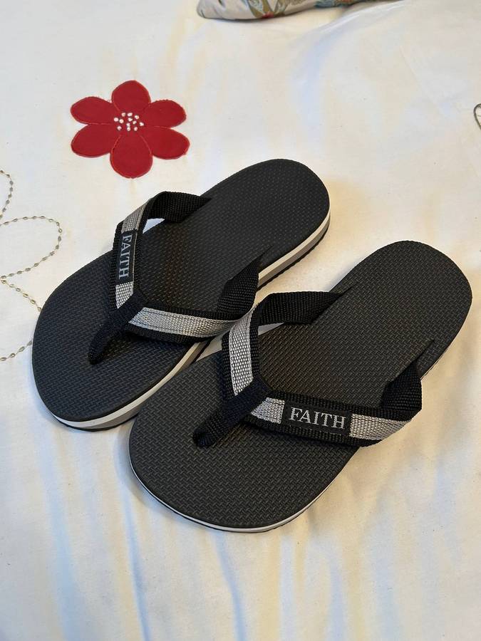 Faith Surfer Joe Flip-flops UK9 black/grey