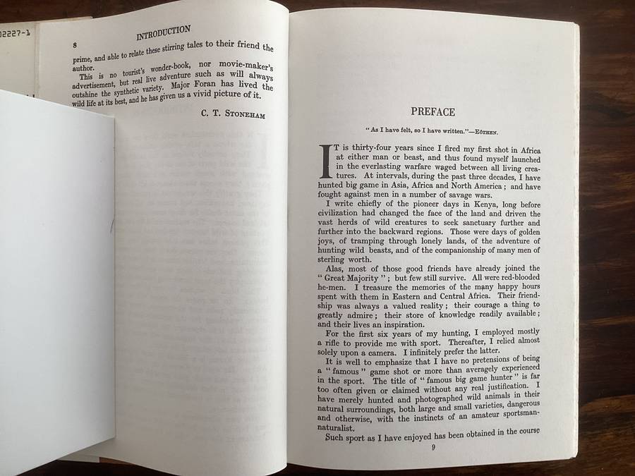 KILL OR BE KILLED. The Rambling Reminiscences of an Amateur Hunter. Hardcover.