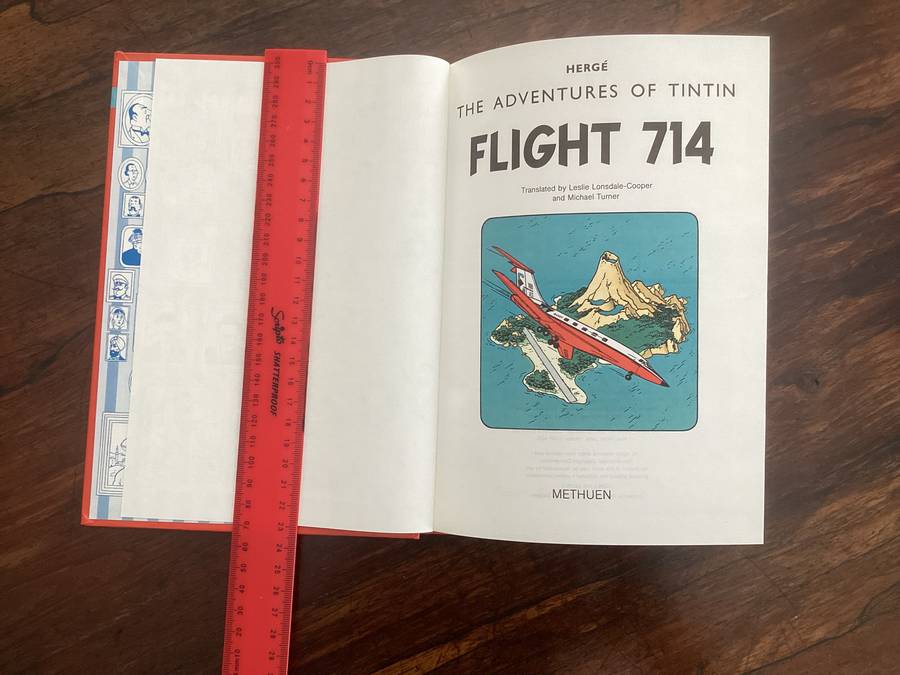 The Adventures of TINTIN (3 titles in one hardcover book). Excellent clean and fresh condition.