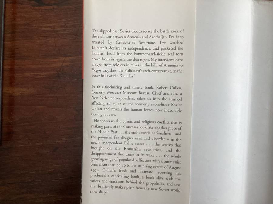 TWILIGHT OF EMPIRE. Inside the crumbling Soviet Bloc. Hardcover, good condition.