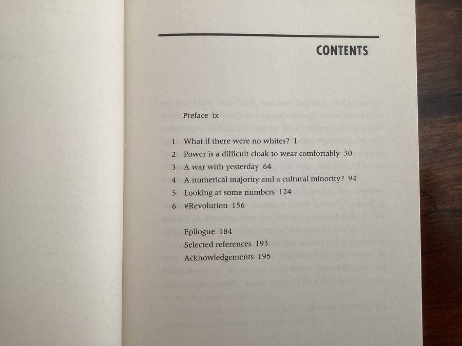 WHAT IF THERE WERE NO WHITES IN SOUTH AFRICA, softcover by Férial Haffajee.