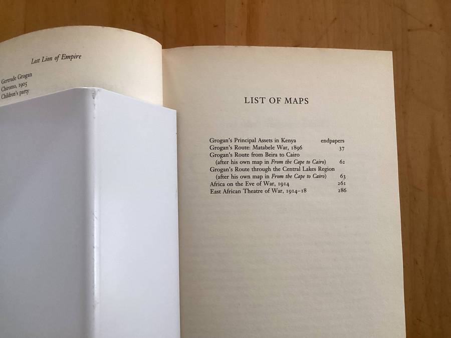 LOST LION of EMPIRE. The life of Cape-To-Cairo Grogan, hardcover by Edward Paice.