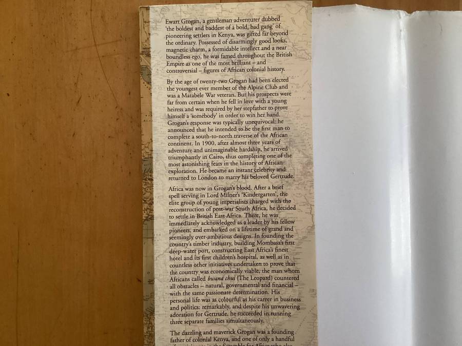 LOST LION of EMPIRE. The life of Cape-To-Cairo Grogan, hardcover by Edward Paice.