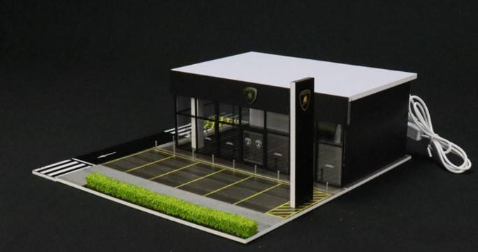 G Fans Lamborghini Dealership Diorama