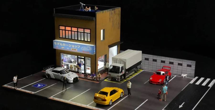 G Fans Hobby Shop Diorama 1/64 scale