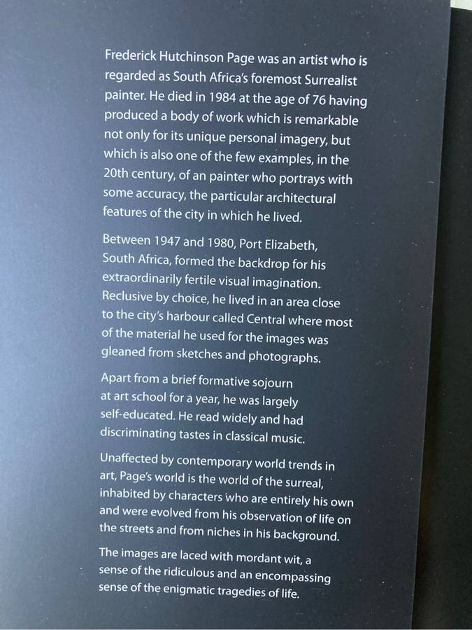 Fred Page; ringmaster of the imagination. (South African art)