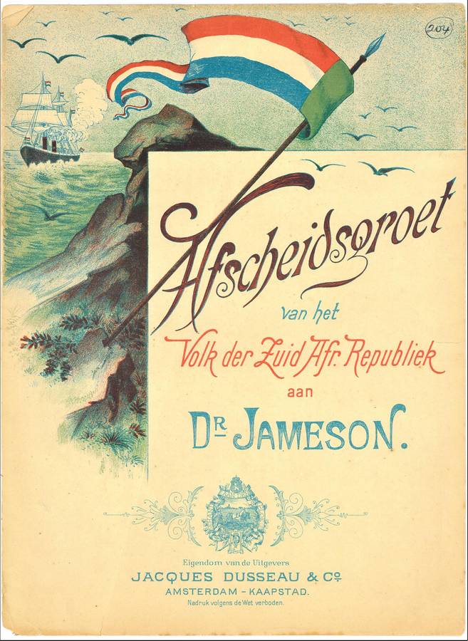 Afscheidsgroet van het Volk der Zuid-Afrikaansche Republiek aan Dr. Jameson